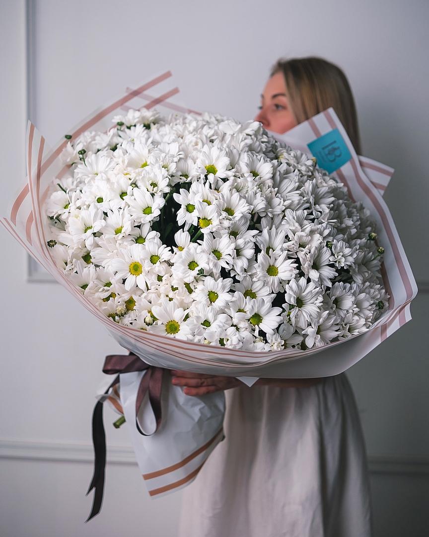Букет из 5 Крупных Ромашек